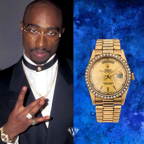 tupac rolex day date|[identify] anybody know what watch Tupac was wearing on his.